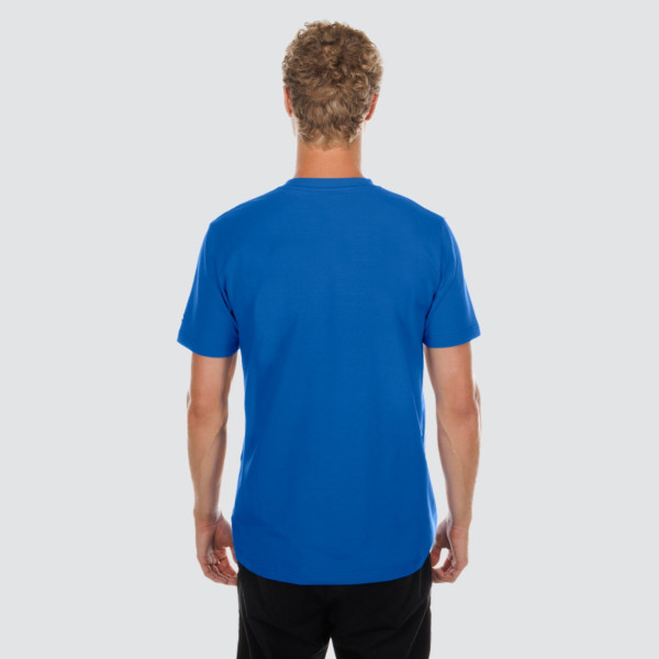 Футболка Golden State Warriors New Era Royal Laurel Crest Flocking
