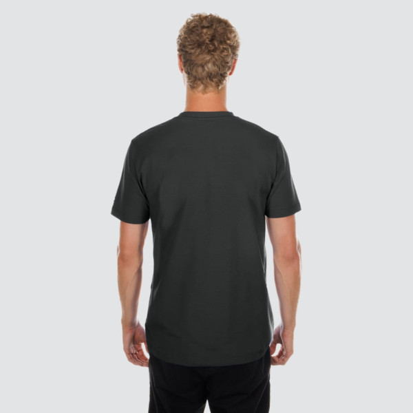 Футболка Brooklyn Nets New Era Black Laurel Crest Flocking