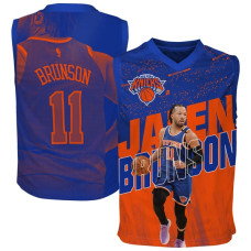 Детская джерси Jalen Brunson New York Knicks Outerstuff Icon Play - Blue