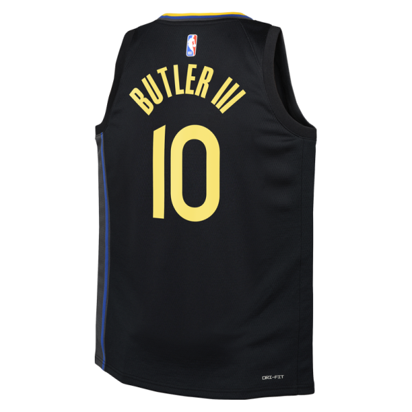 Детская джерси Golden State Warriors Jimmy Butler III Jordan Brand Black Swingman - Statement Edition