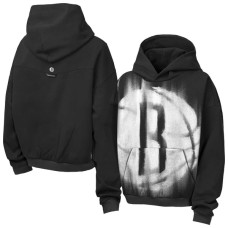 Детская толстовка Brooklyn Nets Nike Black 2026 Standard Issue Practice Icon Fleece