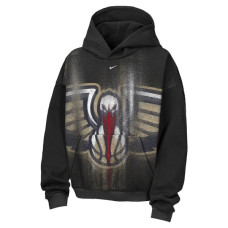 Детская толстовка New Orleans Pelicans Nike 2026 Standard Issue Practice Icon Fleece - Black