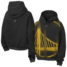 Детская толстовка Golden State Warriors Nike 2026 Standard Issue Practice Icon Fleece - Black