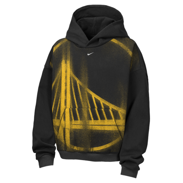 Детская толстовка Golden State Warriors Nike 2026 Standard Issue Practice Icon Fleece - Black
