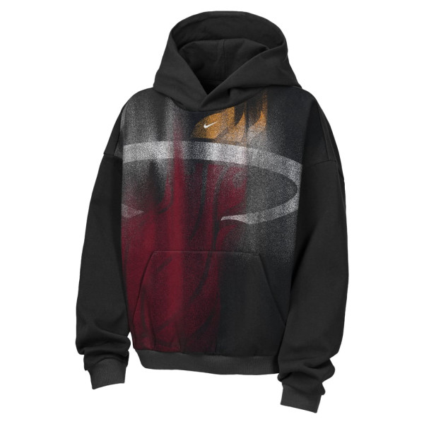 Детская толстовка Miami Heat Nike 2026 Standard Issue Practice Icon Fleece - Black
