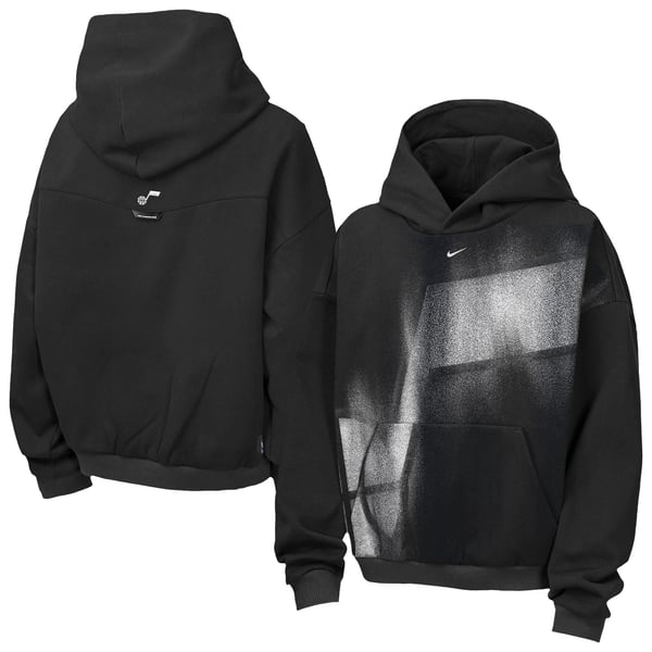 Детская толстовка Utah Jazz Nike 2026 Standard Issue Practice Icon Fleece - Black