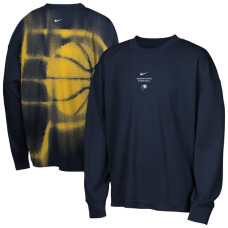 Детская футболка с длинным рукавом Indiana Pacers Nike 2026 Standard Issue Pre-Game Performance - Navy