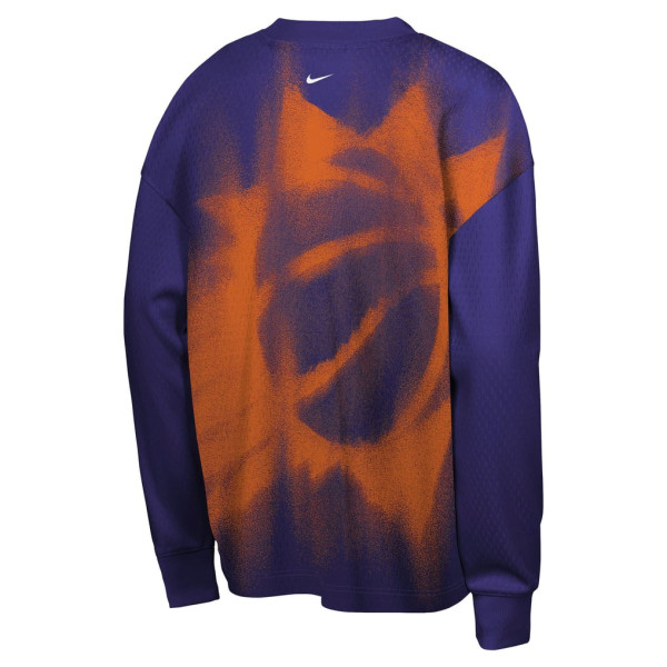 Детская футболка с длинным рукавом Phoenix Suns Nike 2026 Standard Issue Pre-Game Performance - Purple