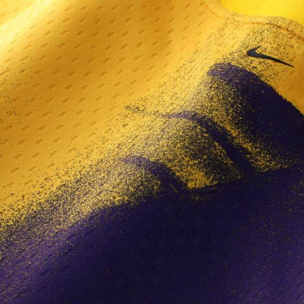 Детская футболка с длинным рукавом Los Angeles Lakers Nike 2026 Standard Issue Pre-Game Performance - Gold