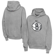 Детская толстовка Brooklyn Nets Nike Heather Gray Essential Logo Club