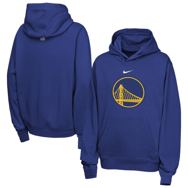 Детская толстовка Golden State Warriors Nike Royal Essential Logo Club