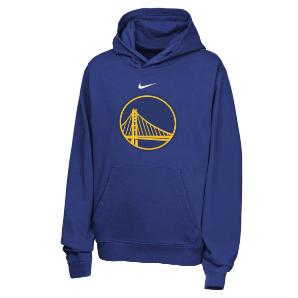 Детская толстовка Golden State Warriors Nike Royal Essential Logo Club