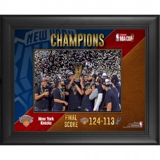 New York Knicks Fanatics Authentic 2025 NBA Cup Champions Framed 13 x 16 Collage