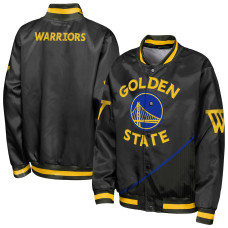 Детская куртка Golden State Warriors Outerstuff Black Statement Edition Lightweight Satin