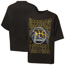 Детская футболка Golden State Warriors Outerstuff Black Ballin Rockers Oversized Fashion