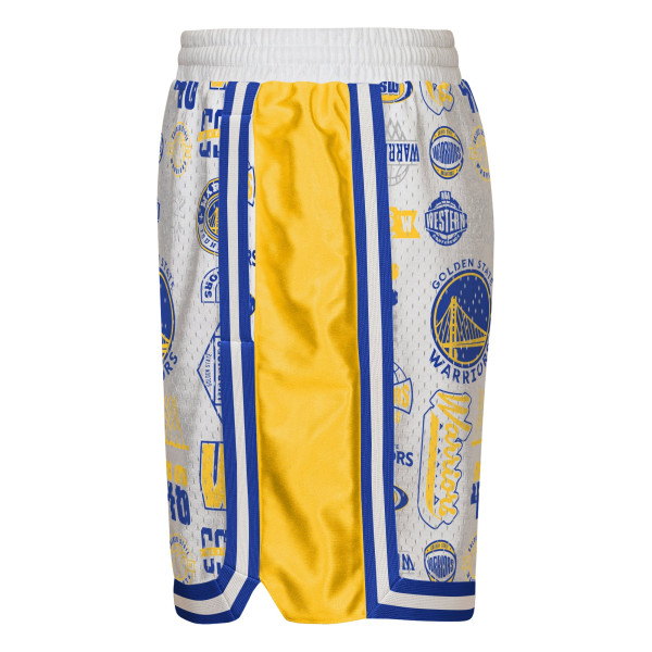 Детская Golden State Warriors Outerstuff White Ball Hog Dazzle Basketball Short