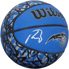 Мяч с автографом Paolo Banchero Orlando Magic Fanatics Authentic Wilson Graffiti