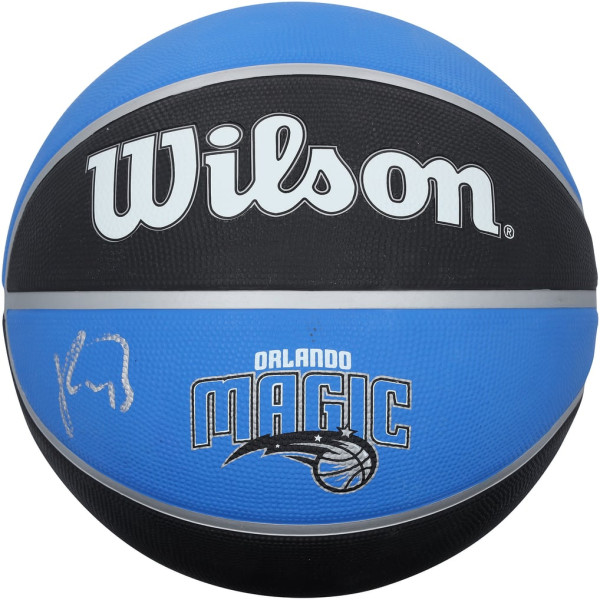Мяч с автографом Paolo Banchero Orlando Magic Fanatics Authentic Wilson Tribute