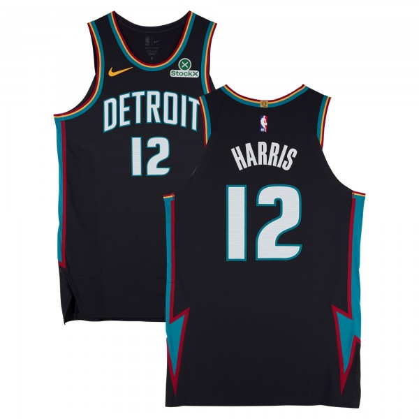 Tobias Harris Detroit Pistons Fanatics Authentic Game-Used #12 Black Nike City Edition Jersey vs. Atlanta Hawks on December 1, 2025 - Size 50+4