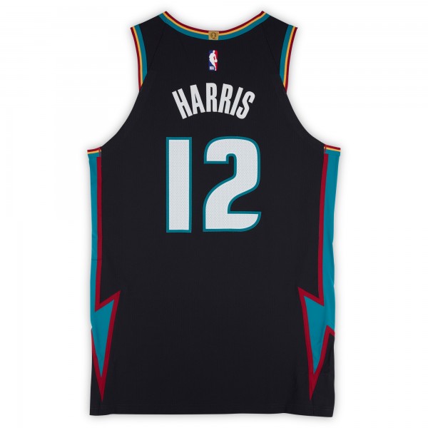Tobias Harris Detroit Pistons Fanatics Authentic Game-Used #12 Black Nike City Edition Jersey vs. Atlanta Hawks on December 1, 2025 - Size 50+4