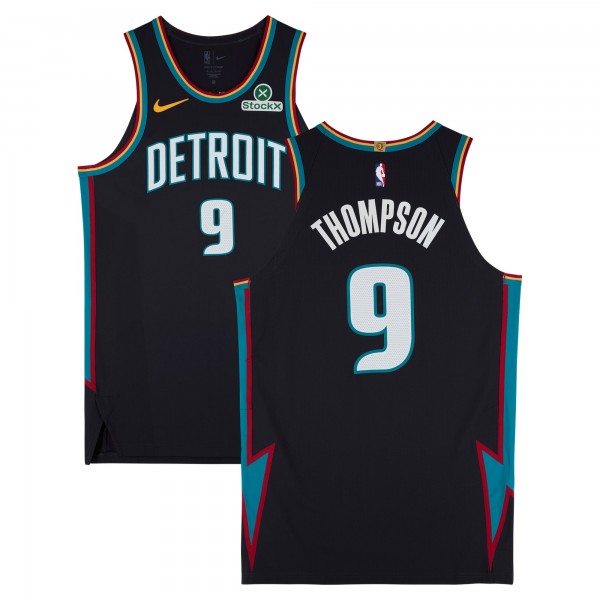 Ausar Thompson Detroit Pistons Fanatics Authentic Game-Used #9 Black Nike City Edition Jersey vs. Atlanta Hawks on December 1, 2025 - Size 50+4