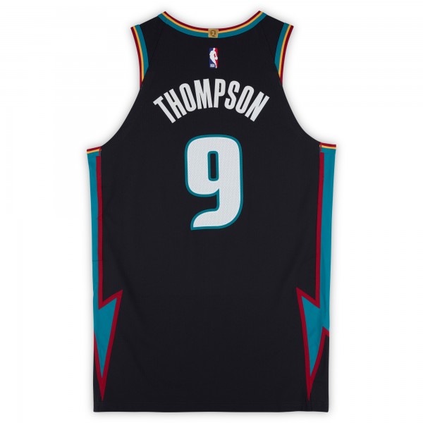 Ausar Thompson Detroit Pistons Fanatics Authentic Game-Used #9 Black Nike City Edition Jersey vs. Atlanta Hawks on December 1, 2025 - Size 50+4