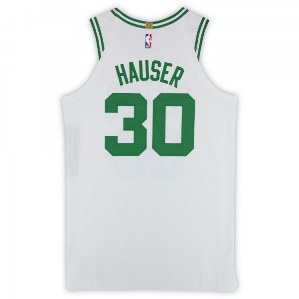 Sam Hauser Boston Celtics Fanatics Authentic Game-Used #30 White Nike Jersey vs. Orlando Magic on November 23, 2025 - Size 48+4