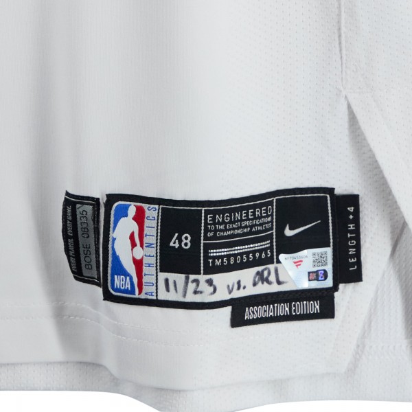 Sam Hauser Boston Celtics Fanatics Authentic Game-Used #30 White Nike Jersey vs. Orlando Magic on November 23, 2025 - Size 48+4