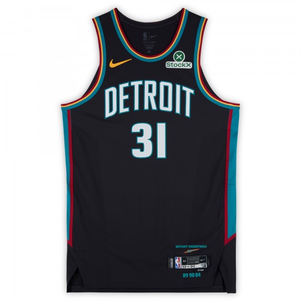 Javonte Green Detroit Pistons Fanatics Authentic Game-Used #31 Black Nike City Edition Jersey vs. Atlanta Hawks on December 1, 2025 - Size 50+4