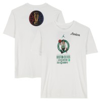 Boston Celtics Fanatics Authentic Team-Issued White Jordan Brand NBA Cup T-Shirt from the 2025-26 NBA Season - Size L