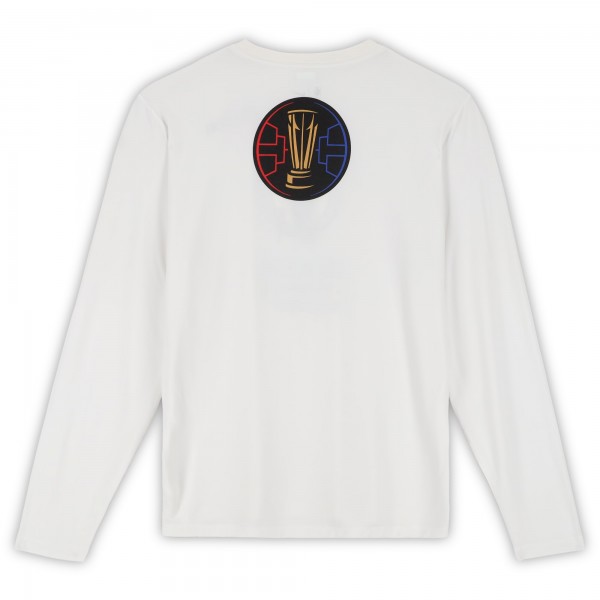 Boston Celtics Fanatics Authentic Team-Issued White Jordan Brand NBA Cup Long Sleeve T-Shirt from the 2025-26 NBA Season - Size LT