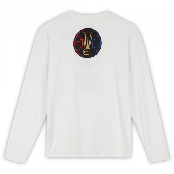 Boston Celtics Fanatics Authentic Team-Issued White Jordan Brand NBA Cup Long Sleeve T-Shirt from the 2025-26 NBA Season - Size XL