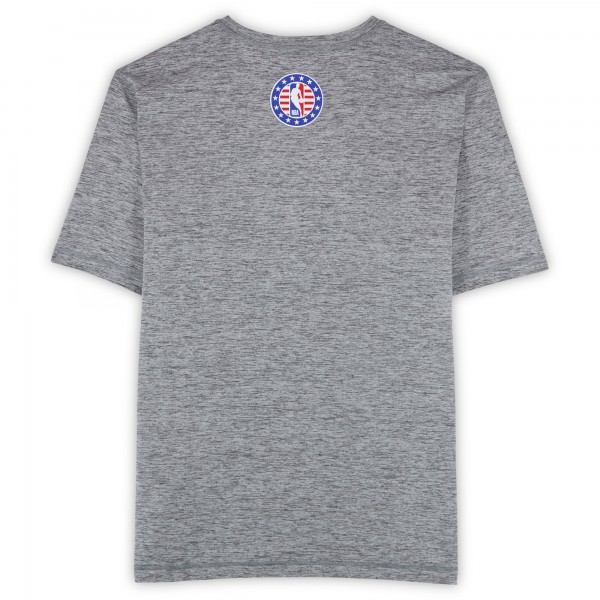 Detroit Pistons Fanatics Authentic Team-Issued Gray Hoops For Troops T-Shirt from the 2025-26 NBA Season - Size 2XLT