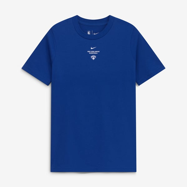 Детская футболка New York Knicks Nike 2026 Standard Issue Practice - Blue