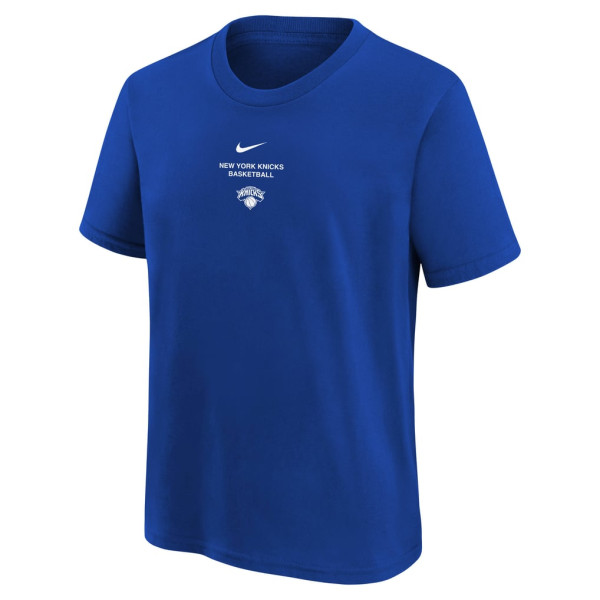Детская футболка New York Knicks Nike 2026 Standard Issue Practice - Blue