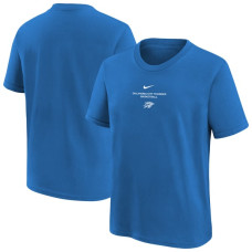 Детская футболка Oklahoma City Thunder Nike 2026 Standard Issue Practice - Blue