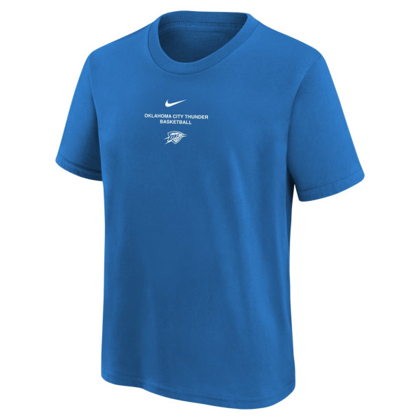 Детская футболка Oklahoma City Thunder Nike 2026 Standard Issue Practice - Blue