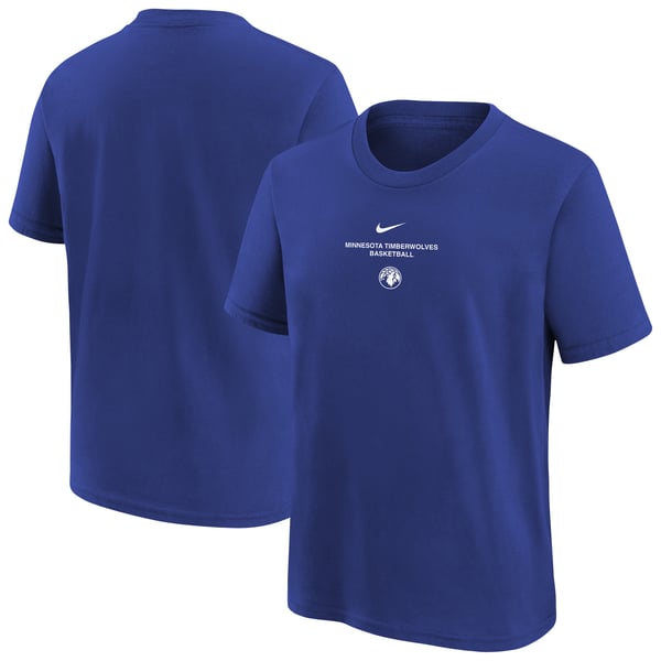 Детская футболка Minnesota Timberwolves Nike 2026 Standard Issue Practice - Blue