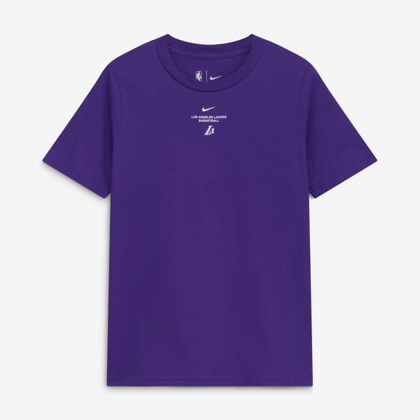 Детская футболка Los Angeles Lakers Nike 2026 Standard Issue Practice - Purple