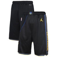 Подростковая Golden State Warriors Nike Black Authentic Statement Edition Swingman Shorts