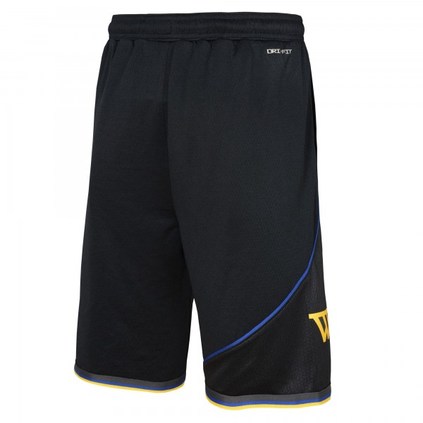 Подростковая Golden State Warriors Nike Black Authentic Statement Edition Swingman Shorts