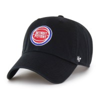 Бейсболка Detroit Pistons 47 Black Clean Up