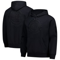Detroit Pistons Mitchell & Ness Black Phantom Fleece Hoodie