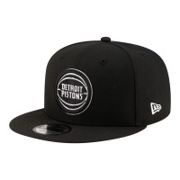 Бейсболка Detroit Pistons New Era Black/White Team 9FIFTY Snapback