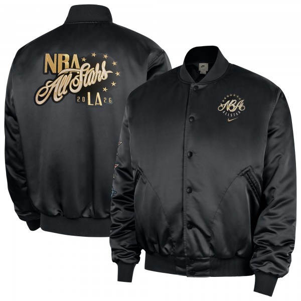 Nike Black 2026 NBA All-Star Game Satin Full-Snap Jacket