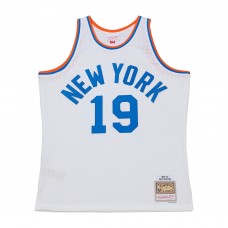 Джерси New York Knicks Nathaniel Clifton Mitchell & Ness White 1950-51 Pioneers Swingman