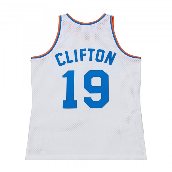Джерси New York Knicks Nathaniel Clifton Mitchell & Ness White 1950-51 Pioneers Swingman