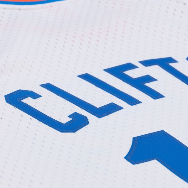 Джерси New York Knicks Nathaniel Clifton Mitchell & Ness White 1950-51 Pioneers Swingman