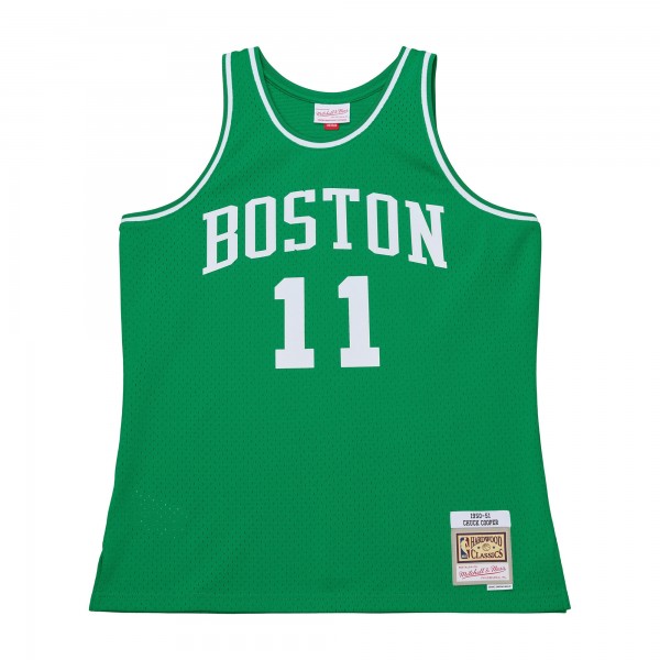 Джерси Boston Celtics Chuck Cooper Mitchell & Ness Kelly Green 1950-51 Pioneers Swingman