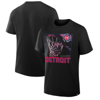 Detroit Pistons Black Chrome Legacy T-Shirt